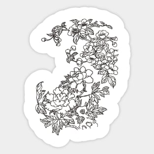 China's Flower Sticker